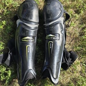 Protek Black Shin Guards